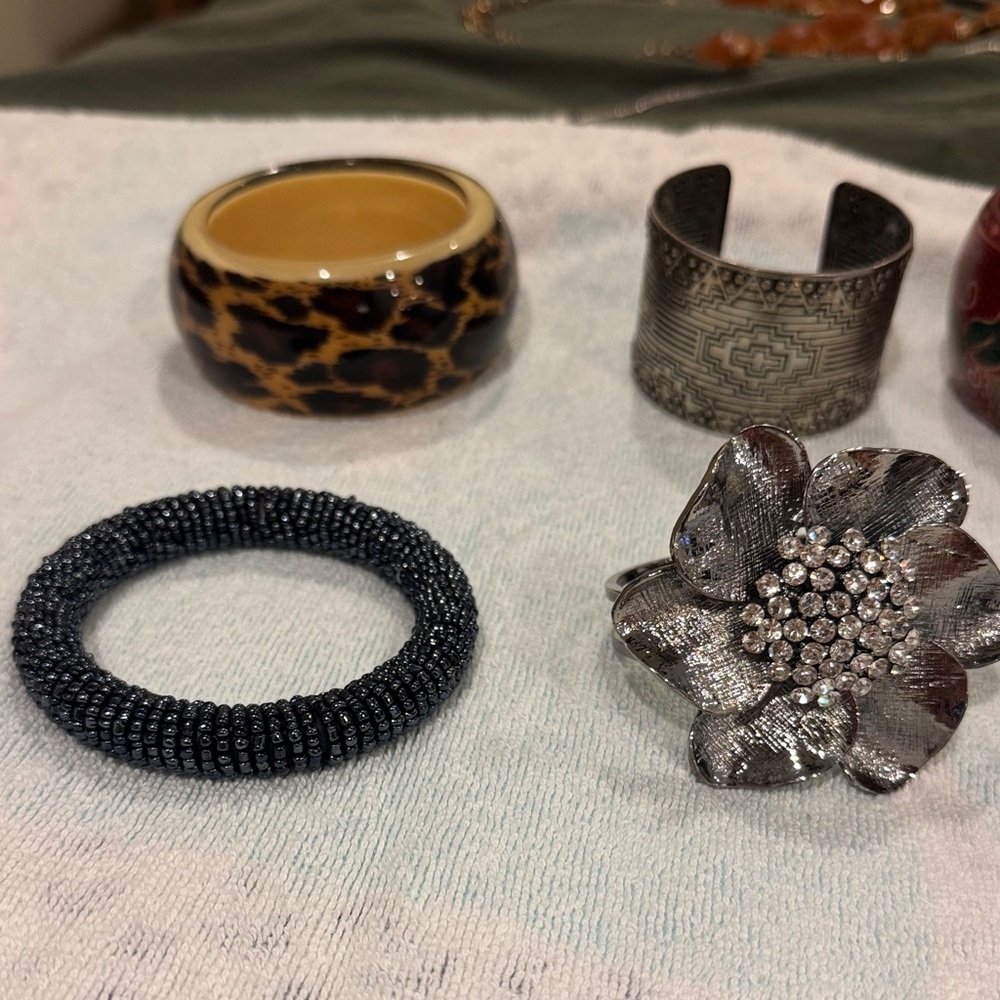 Costume jewelry bracelets